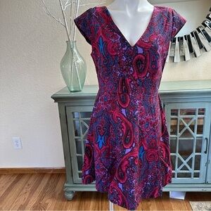 PLENTY DRESSES BY TRACY REESE Paisley Dress SZ 10